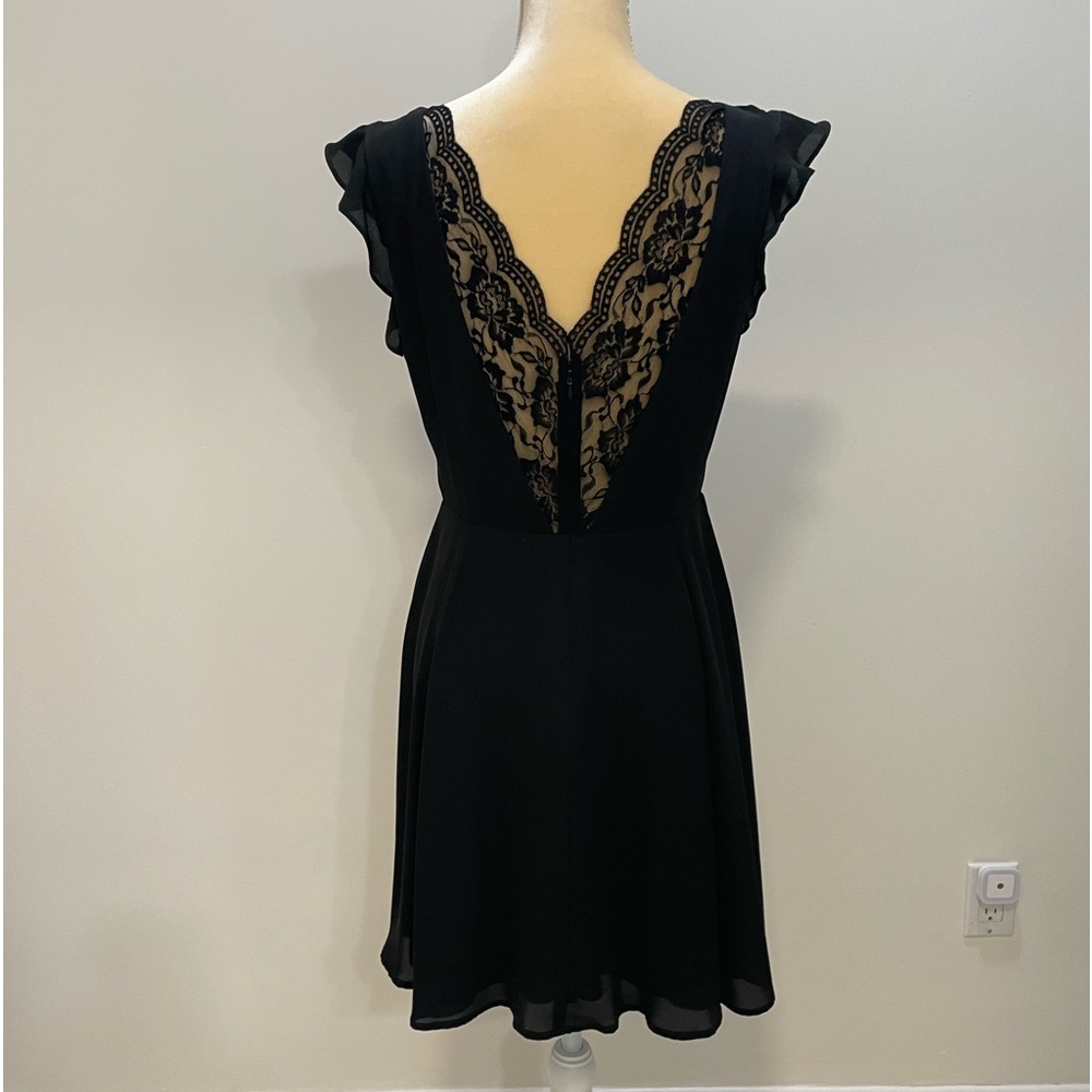 Express Black Lace-Back Dress - Picture 3 of 12